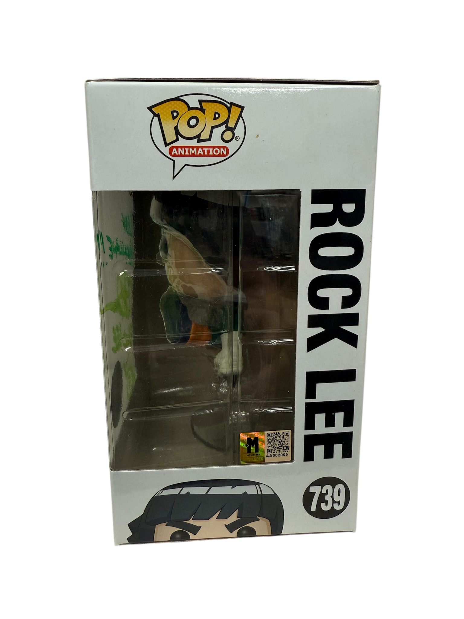 Brian Donovan Signed Funko Pop Naruto Rock Lee MAS COA