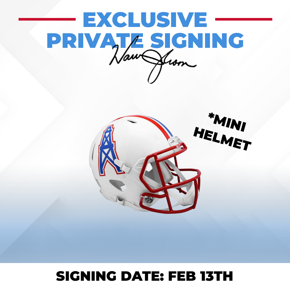 Warren Moon Autograph Signing