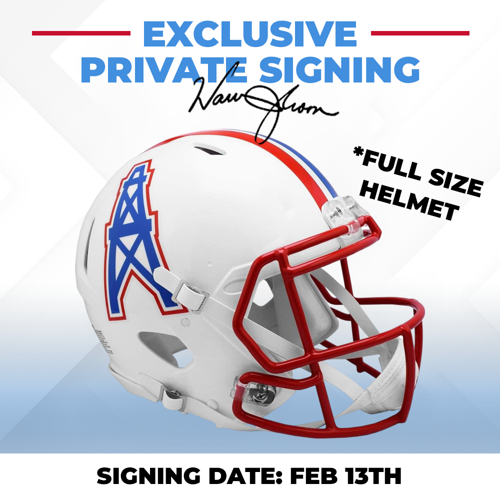Warren Moon Autograph Signing