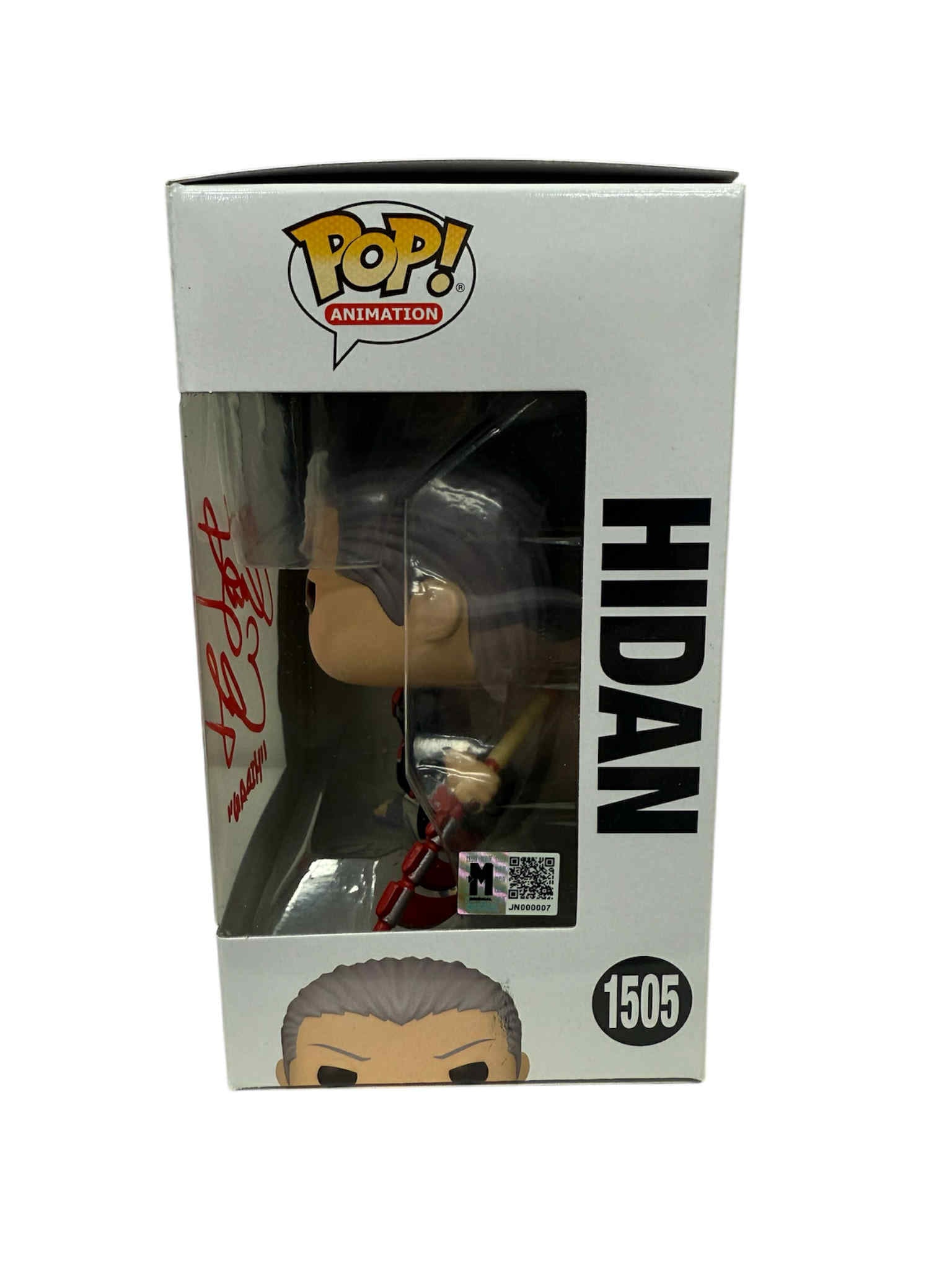 Chris Edgerly Signed Funko Pop Naruto Hidan MAS COA