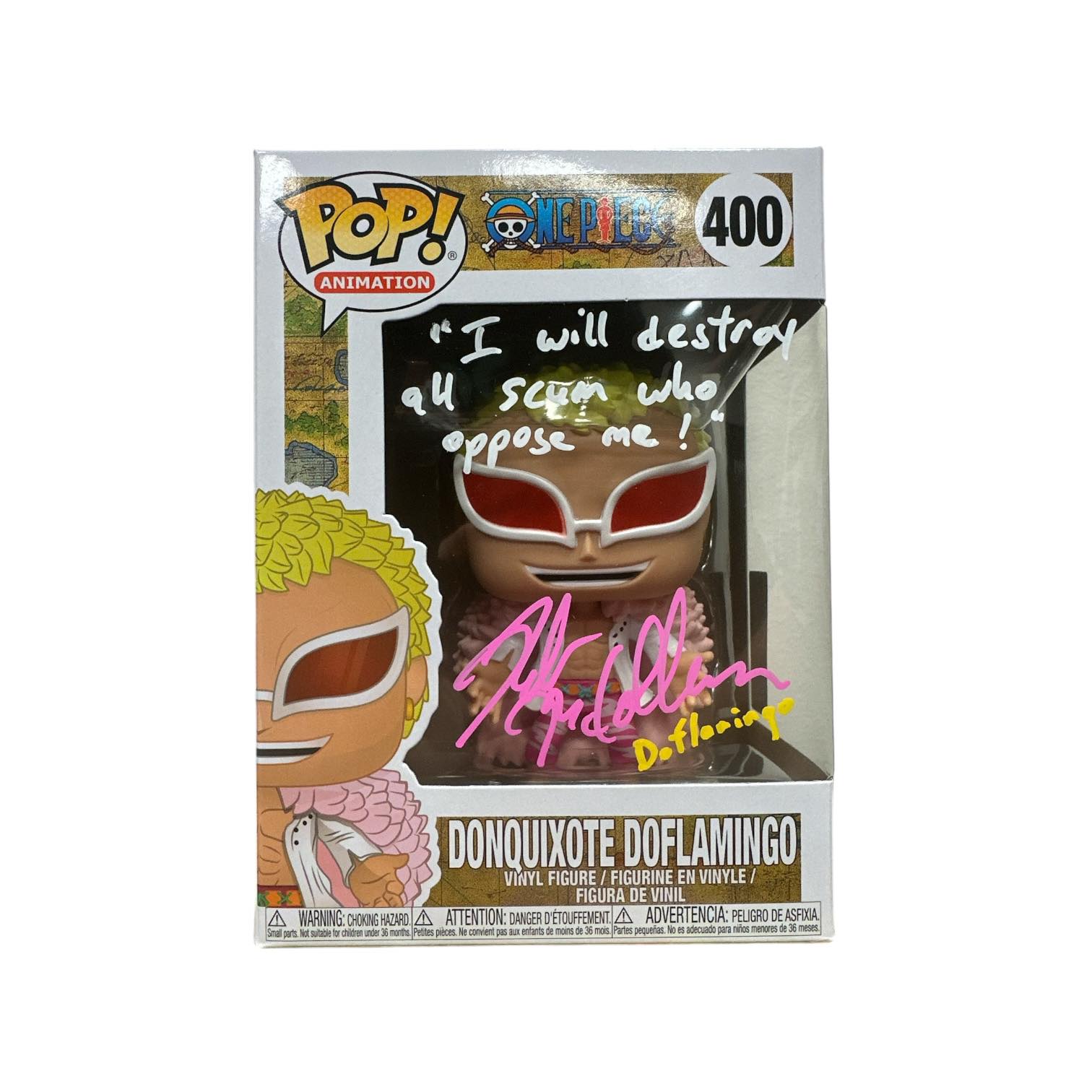 Robert McCollum Autographed Funko Pop Anime One Piece Witnessed MAS CO –  Monthly Pops