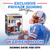 Warren Moon Autograph Signing