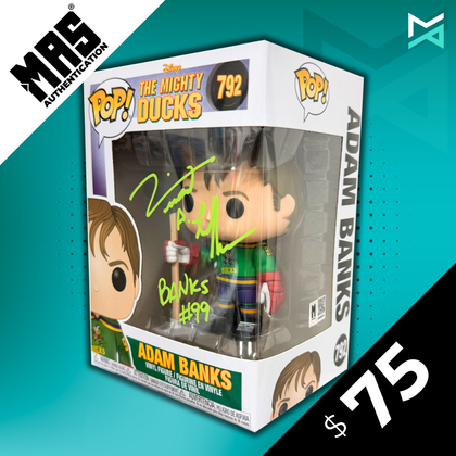 Adam Banks Funko Pop Autographed Vincent LaRusso
