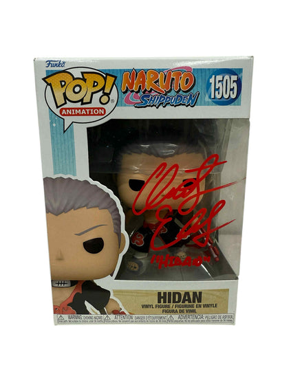 Chris Edgerly Signed Funko Pop Naruto Hidan MAS COA