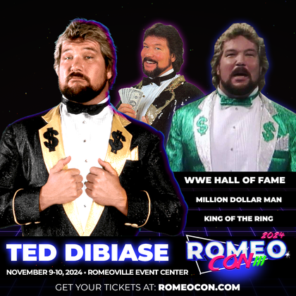 Ted DiBiase Official Autograph Send-In Service - RomeoCon 2024