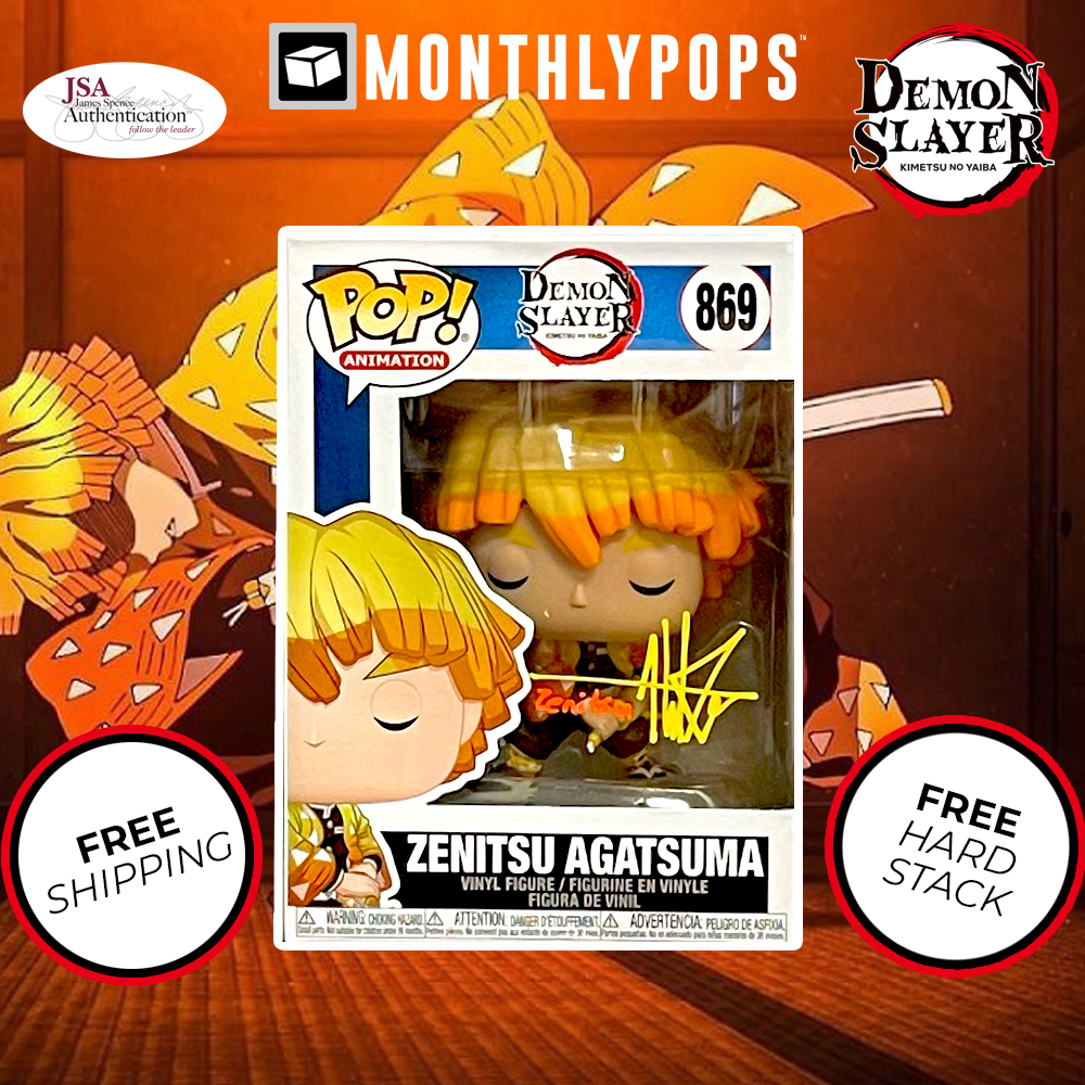 Zenitsu Signed Autograph Funko Pop popular