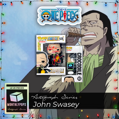 Autograph Series - John Swasey - One Piece: Crocodile Funko Pop! Dis